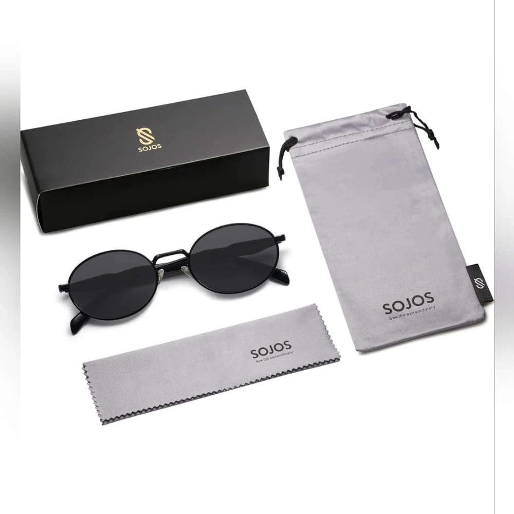 Retro Oval Sunglasses for Women & Men